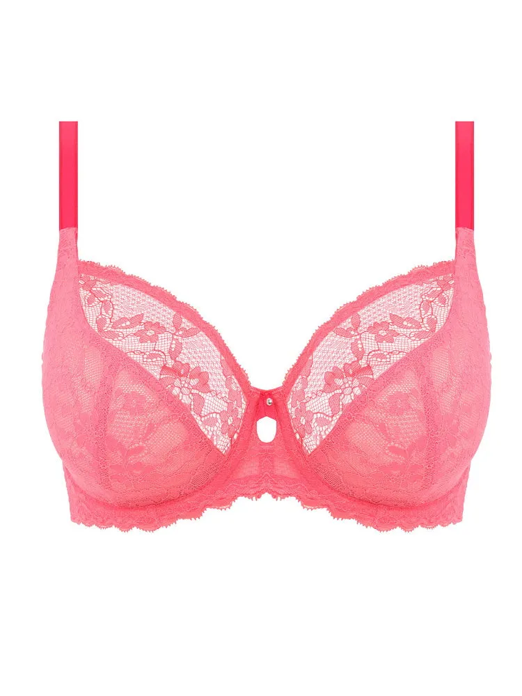 Offbeat Plunge Bra - Pink