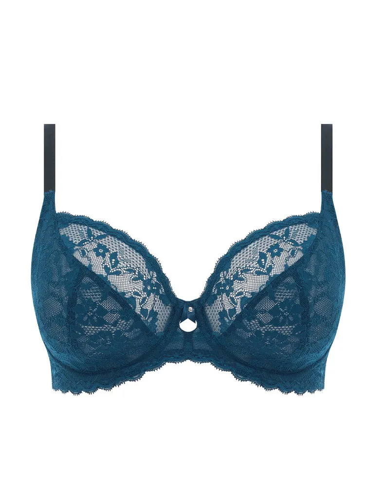 Offbeat Plunge Bra - Poseidon