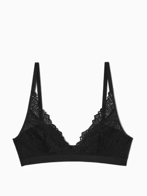 Padded lace bra