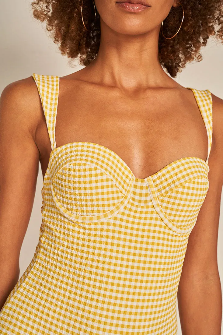 Padded one piece