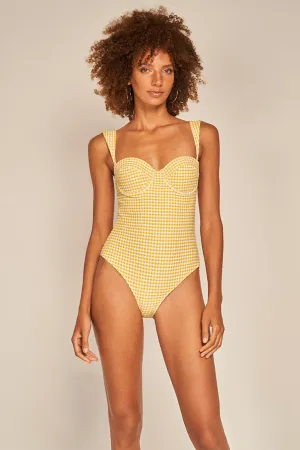Padded one piece