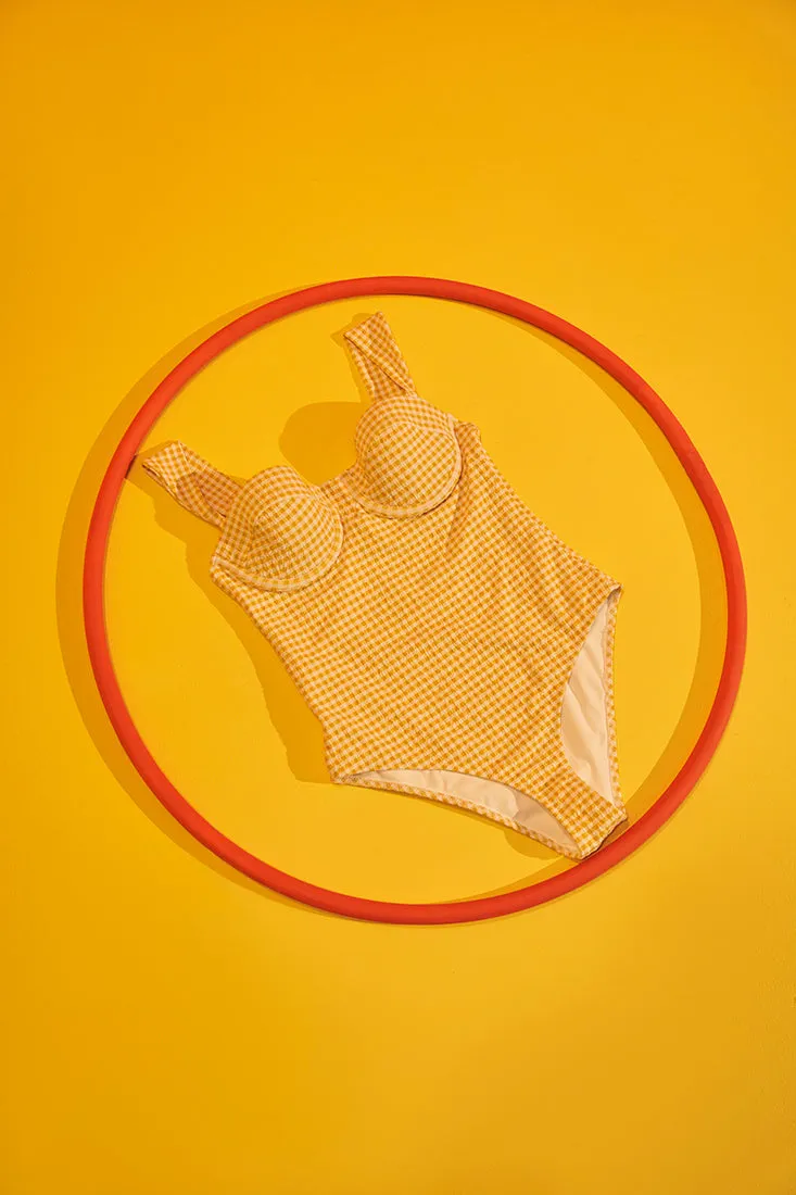 Padded one piece