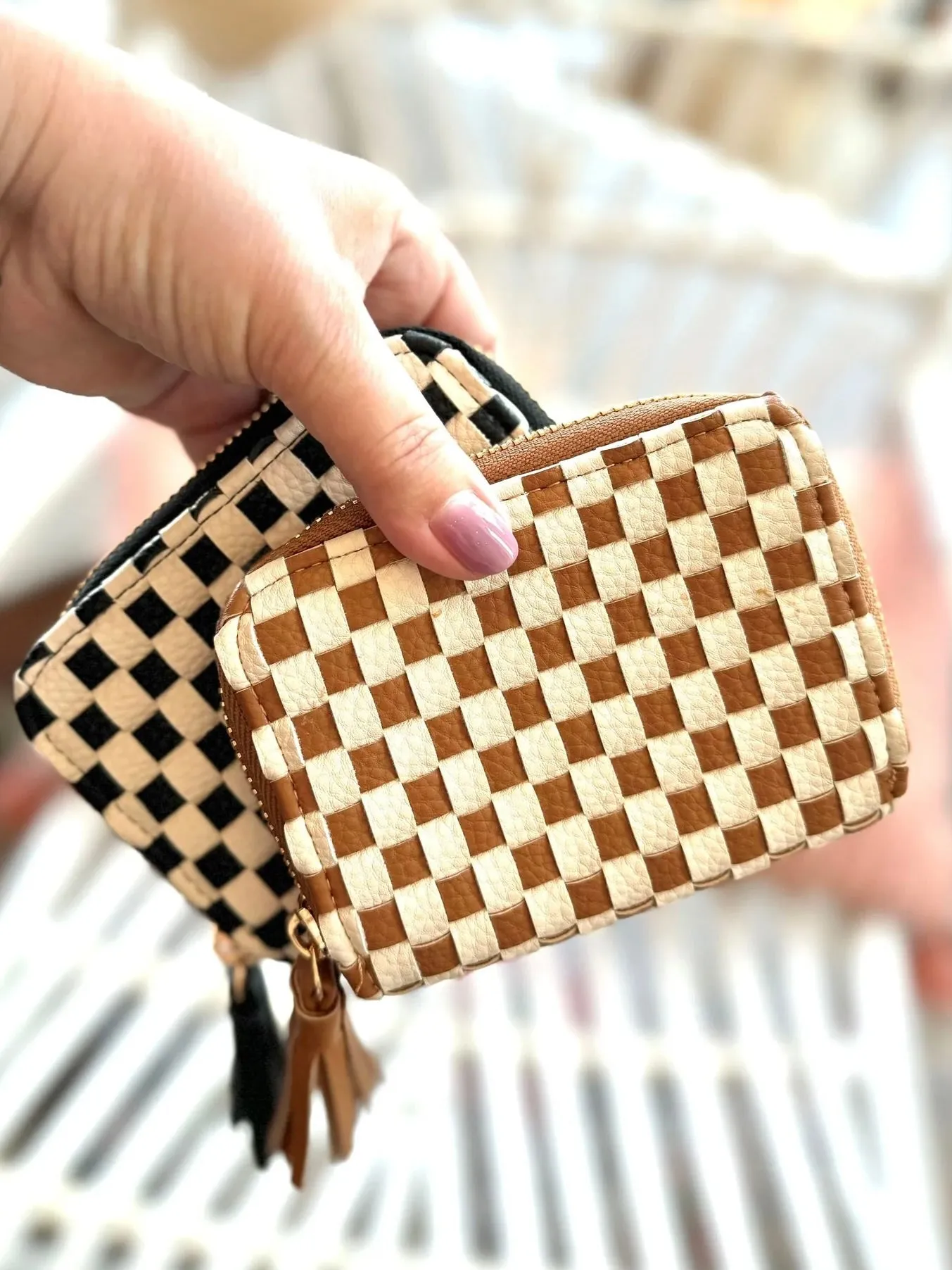 Paris Check Wallet
