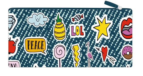 Patches Pencil Case