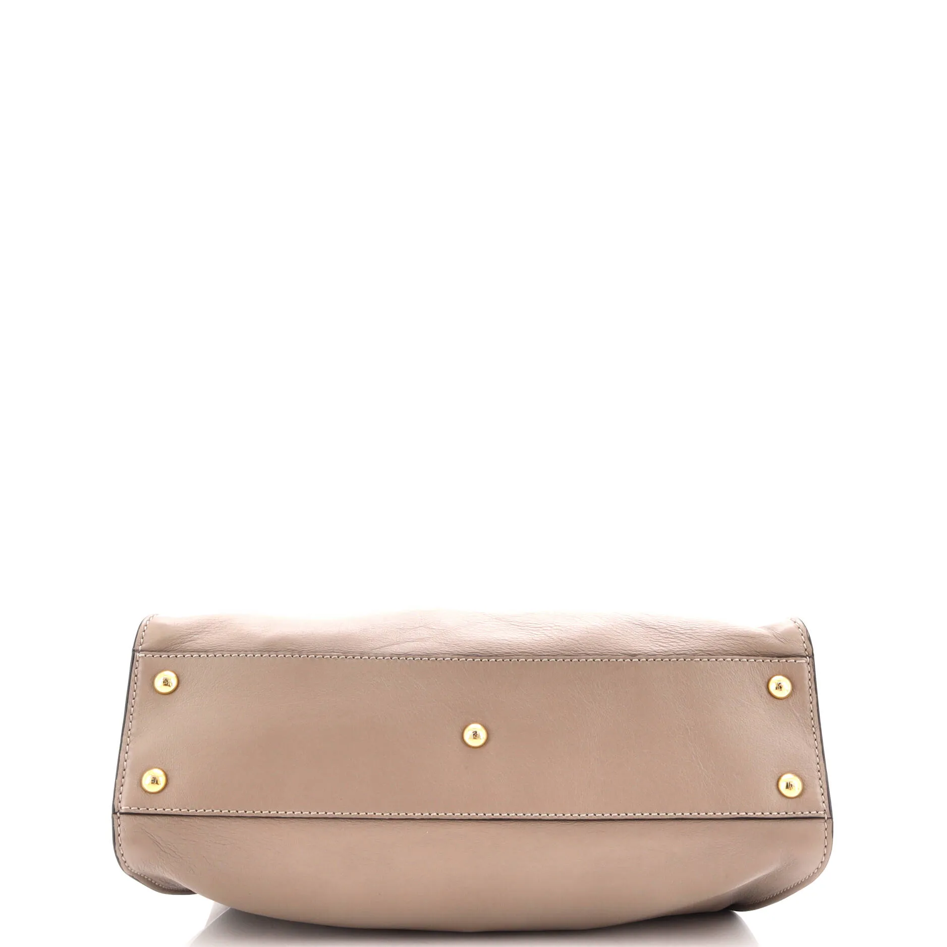 Peekaboo Bag Leather with Tortoise Detail Regular
