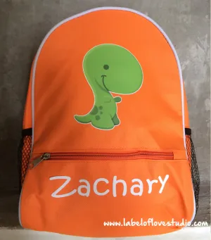 Personalized Dinosaur Backpack