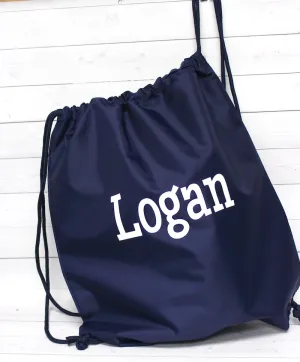 Personalized Drawstring Backpack Bag