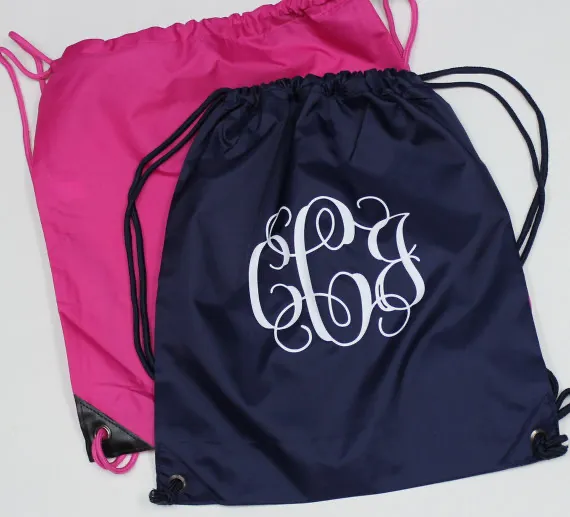 Personalized Drawstring Backpack Bag