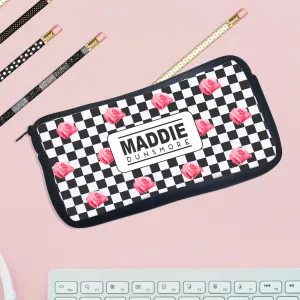 Personalized Pencil Case, Custom Pencil Case, Pencil Bag, "Maddie Dunsmore"
