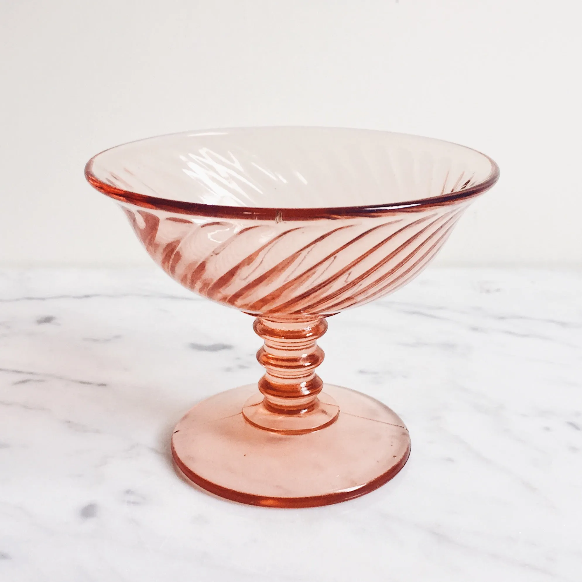 Pink Intoxication Antique Glass Dining Set (22pcs)