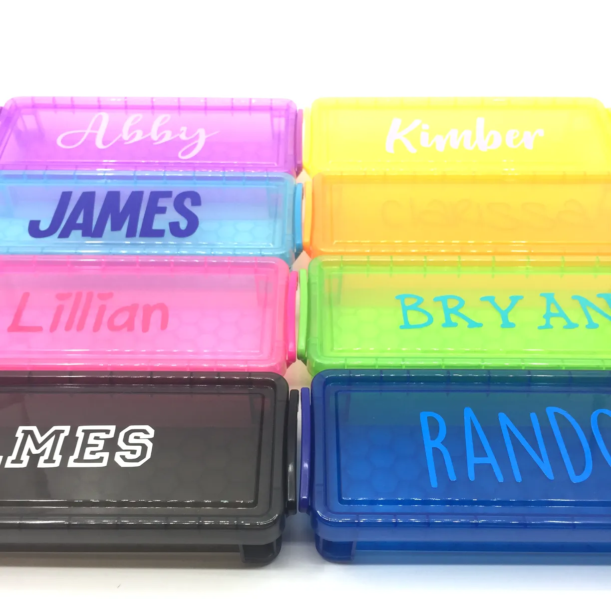Plastic Pencil Case - Light Blue