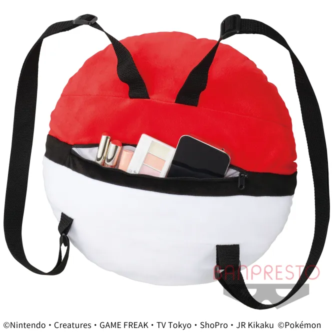 Pokemon Plush Backpack Poke Ball 2022 Banpresto