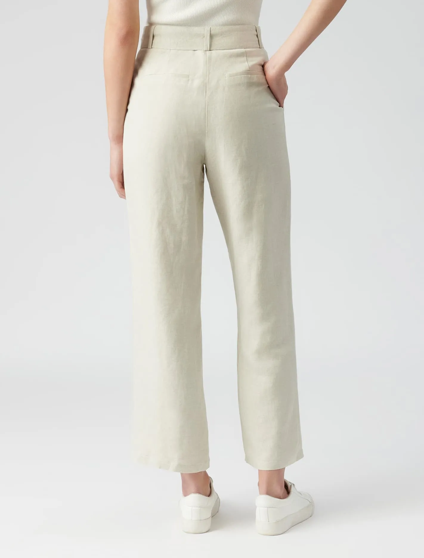 Poppy Linen Straight Leg Pants