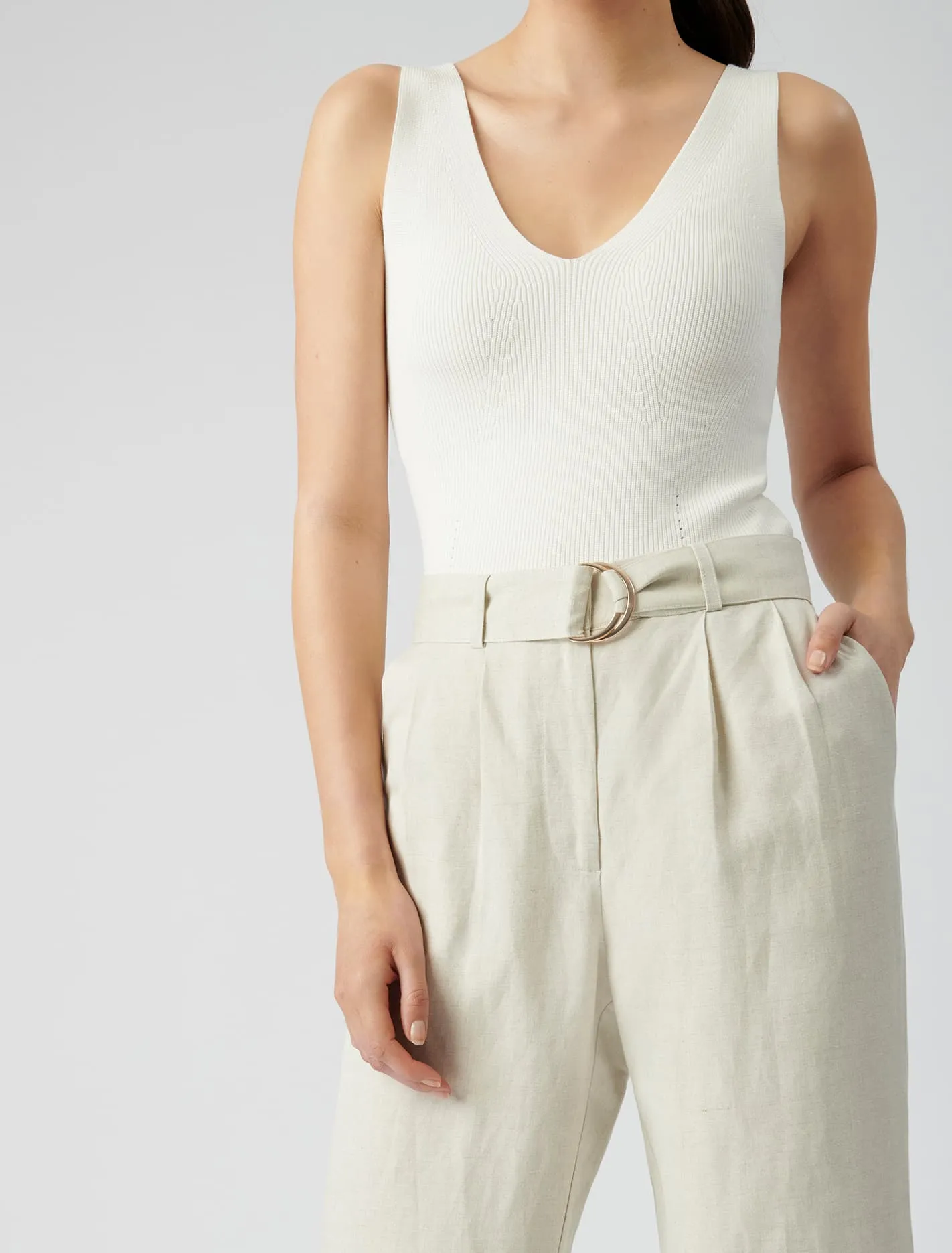 Poppy Linen Straight Leg Pants