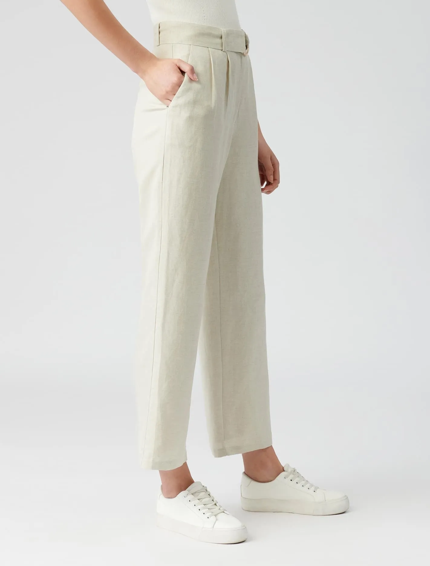 Poppy Linen Straight Leg Pants