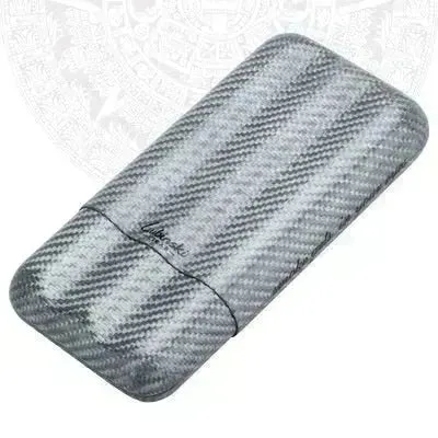 Portable Carbon fibre Travel Cigar case.
