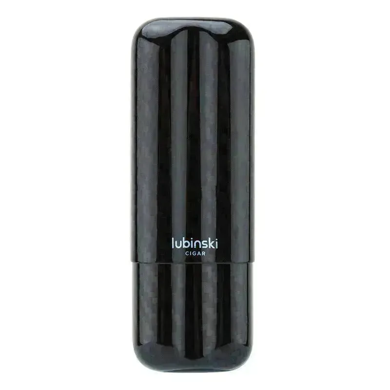 Portable Carbon fibre Travel Cigar case.