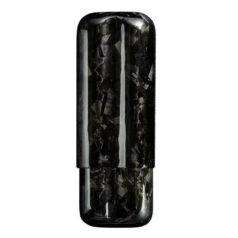 Portable Carbon fibre Travel Cigar case.