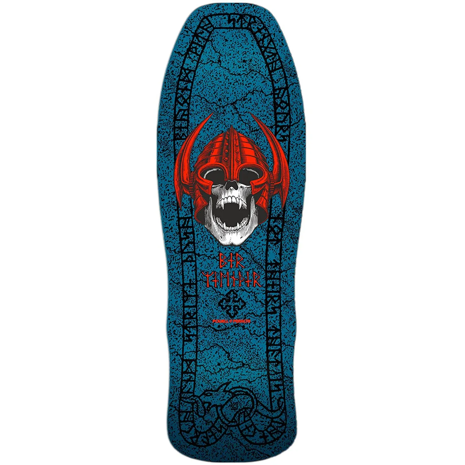 Powell Peralta Per Welinder Nordic Skull Blue Reissue Deck - 9.625