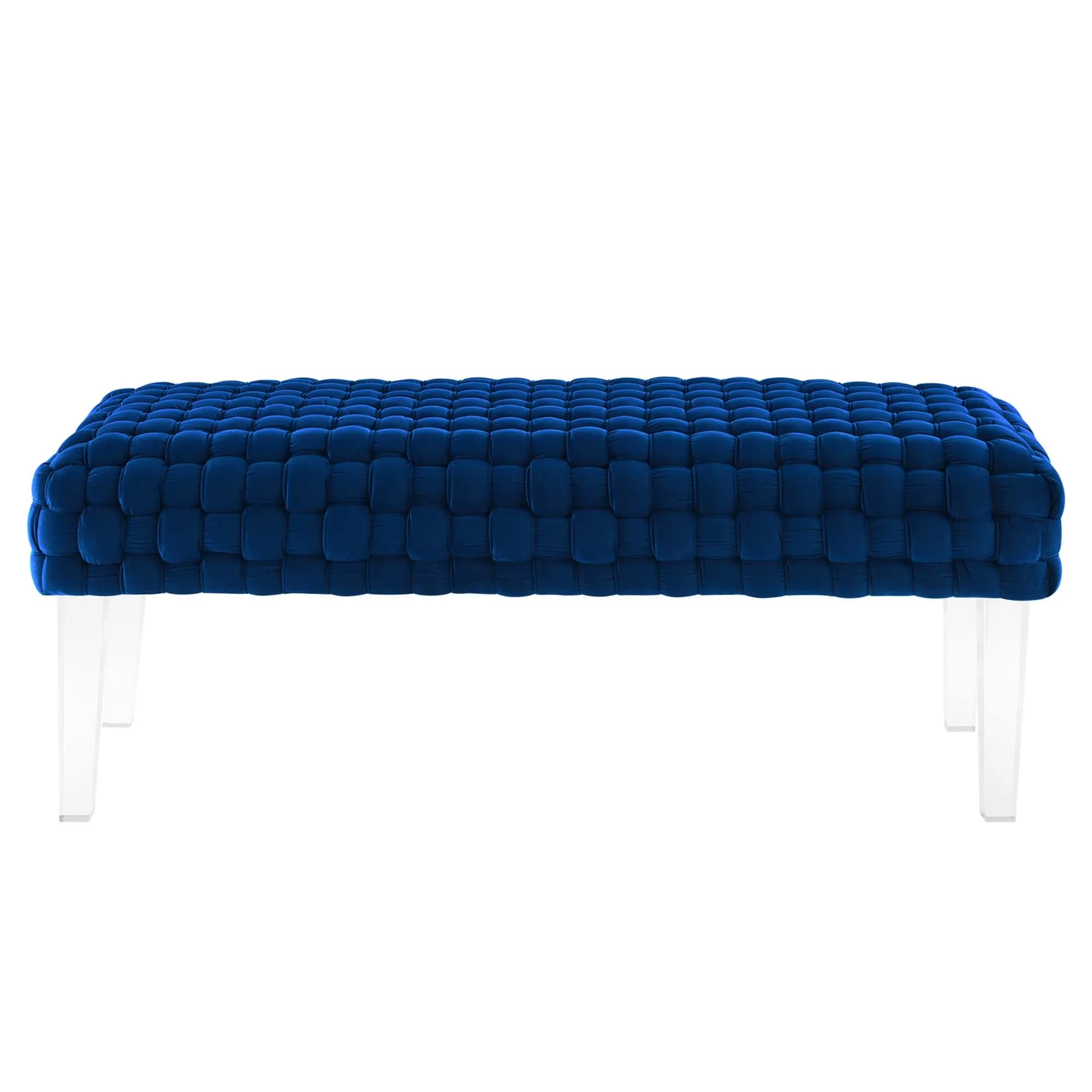 Prologue Woven Performance Velvet Ottoman by Modway