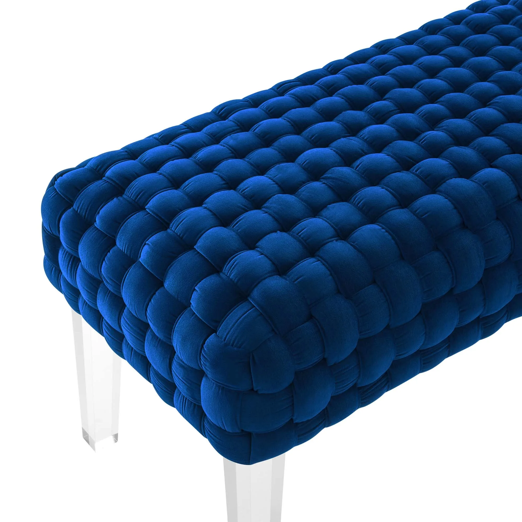 Prologue Woven Performance Velvet Ottoman by Modway