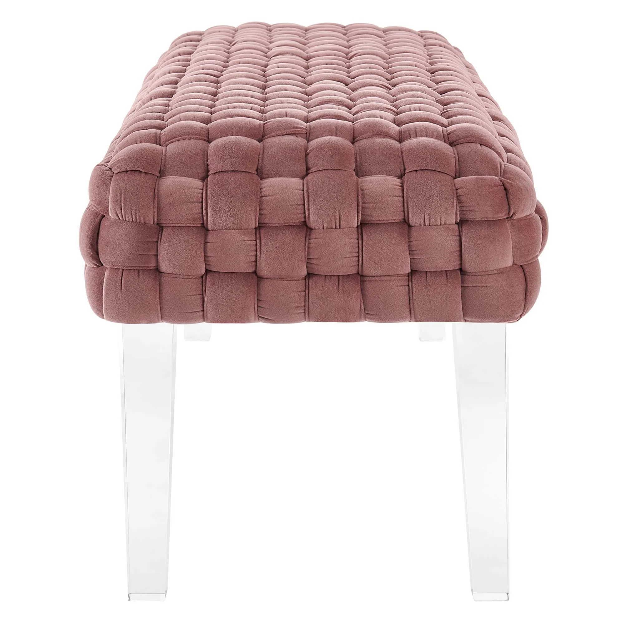 Prologue Woven Performance Velvet Ottoman by Modway