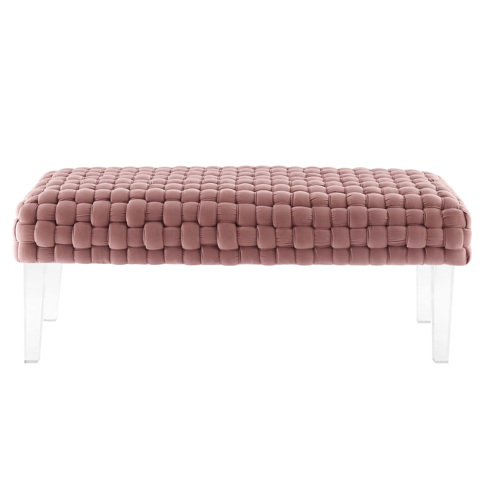 Prologue Woven Performance Velvet Ottoman by Modway