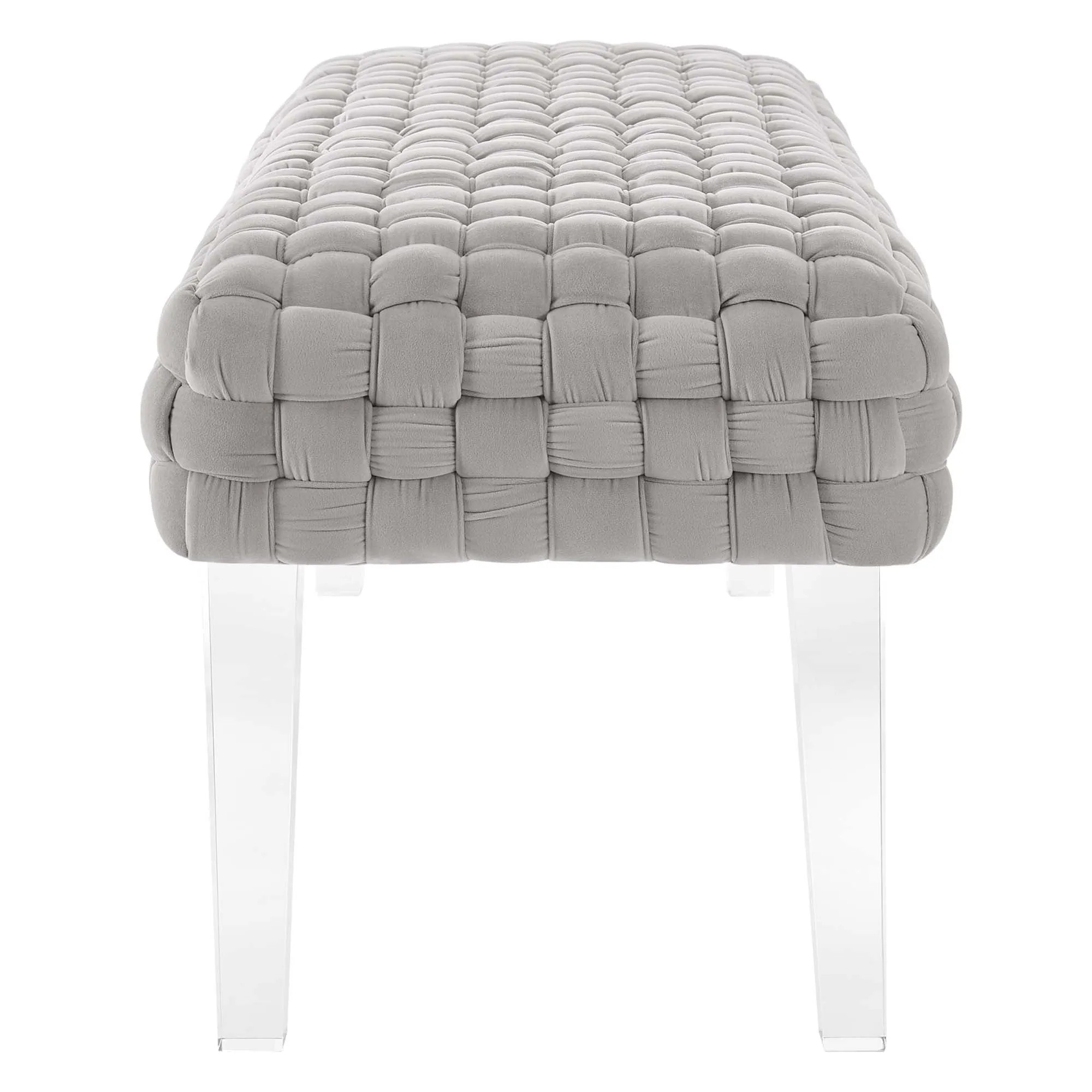 Prologue Woven Performance Velvet Ottoman by Modway