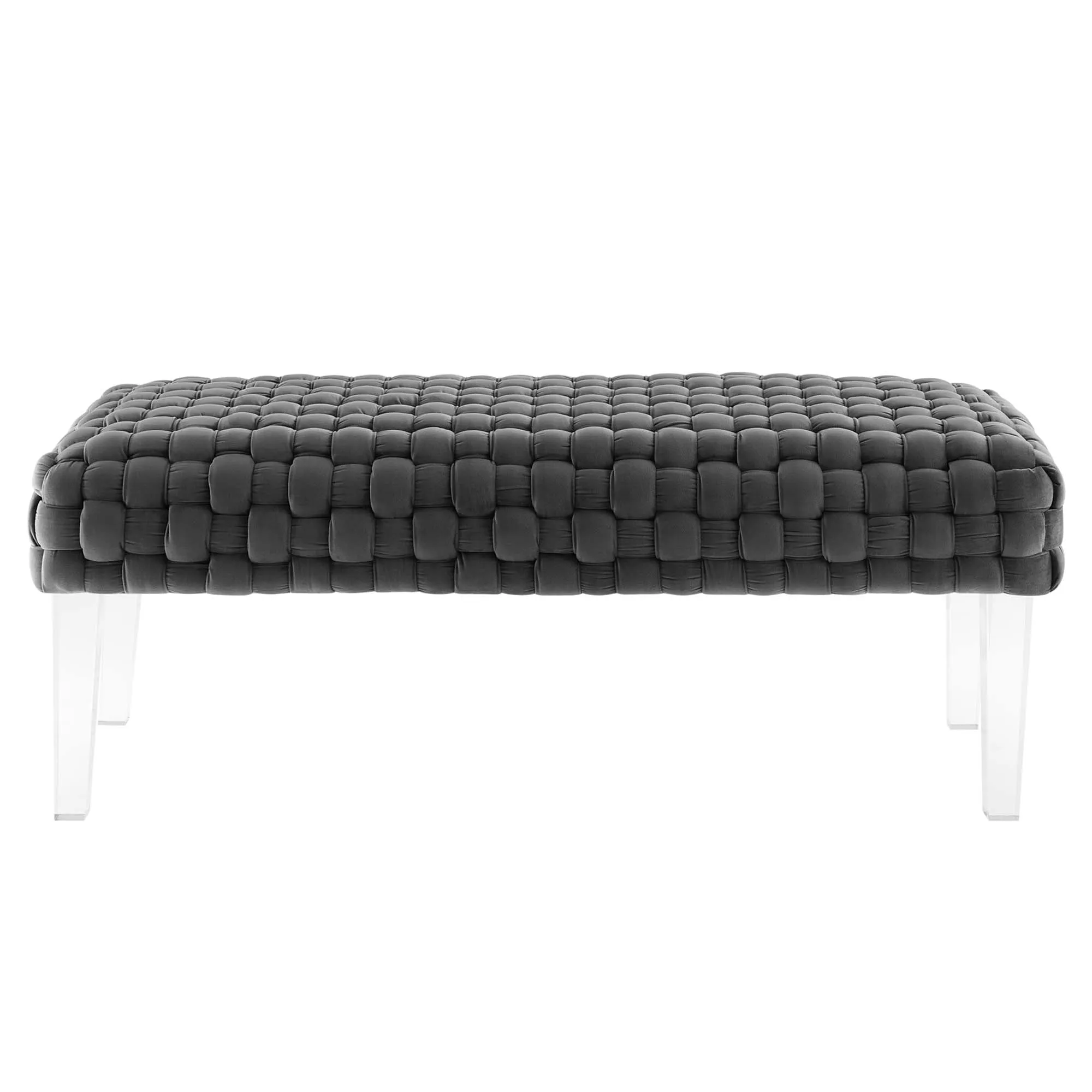 Prologue Woven Performance Velvet Ottoman by Modway