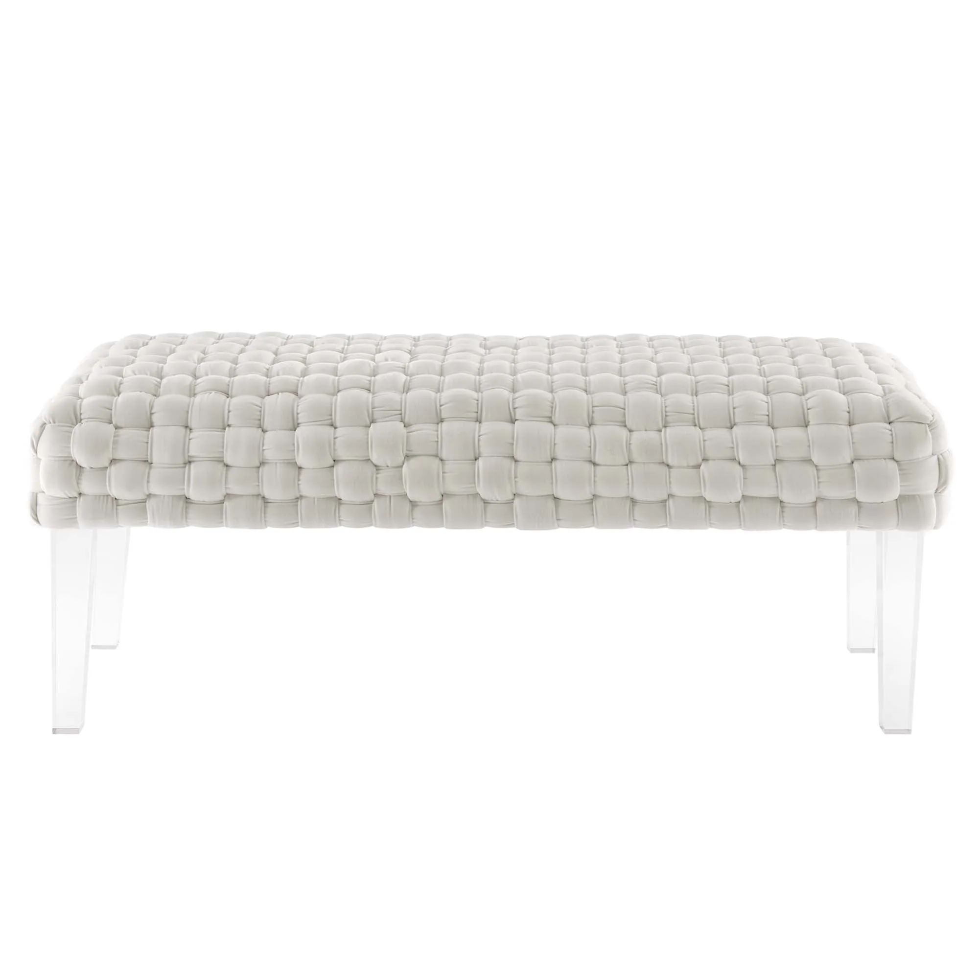Prologue Woven Performance Velvet Ottoman by Modway