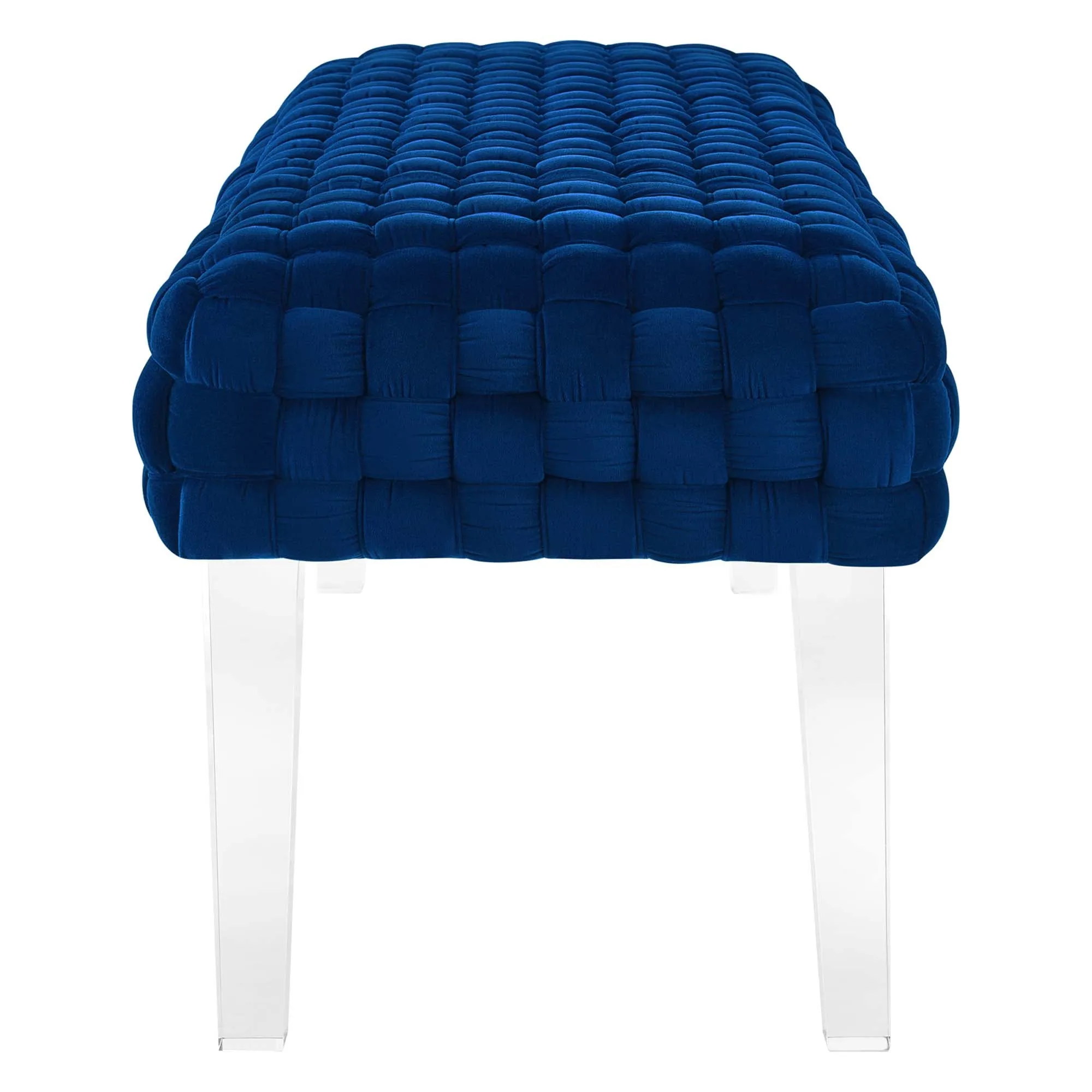 Prologue Woven Performance Velvet Ottoman by Modway