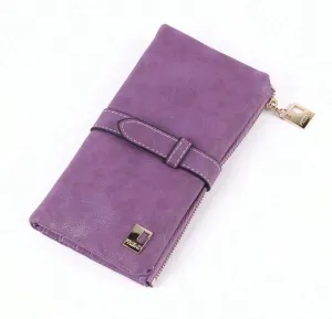 Purple Suede Wallet