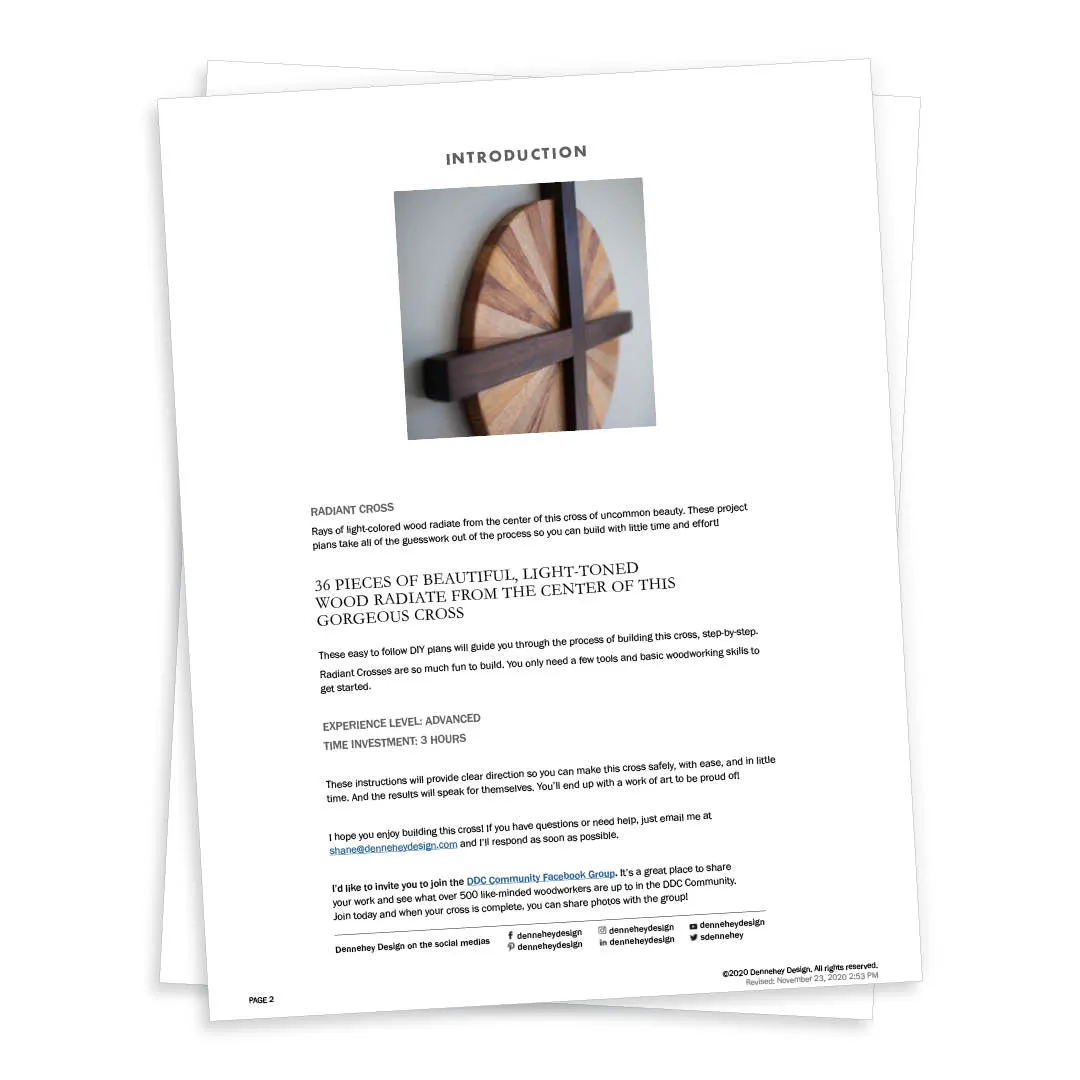 Radiant Cross Project Plans
