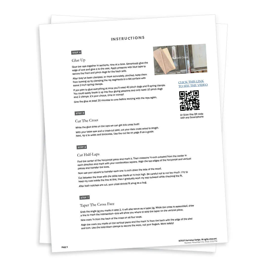 Radiant Cross Project Plans