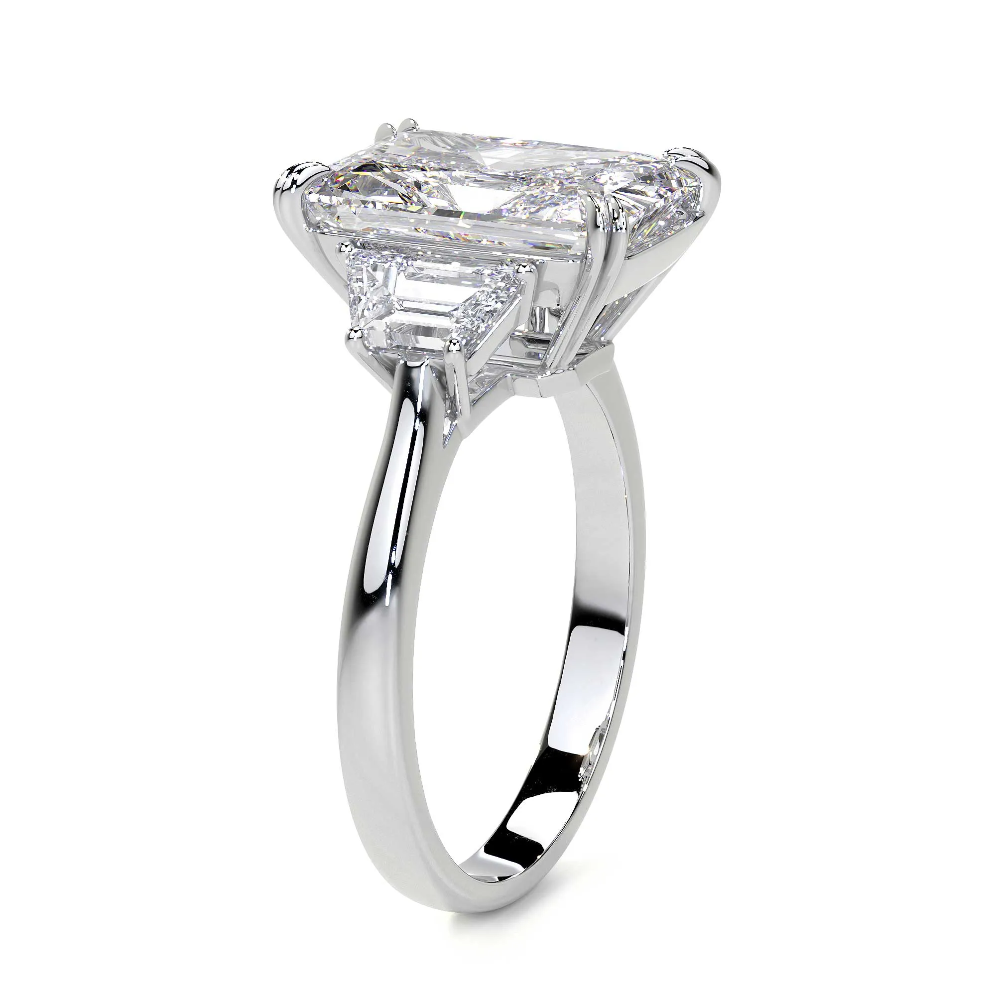 Radiant Cut Diamond Ring, 5 CT