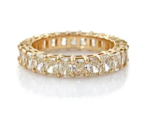 Radiant Cut Fancy Yellow Diamond Eternity 3.43ctw