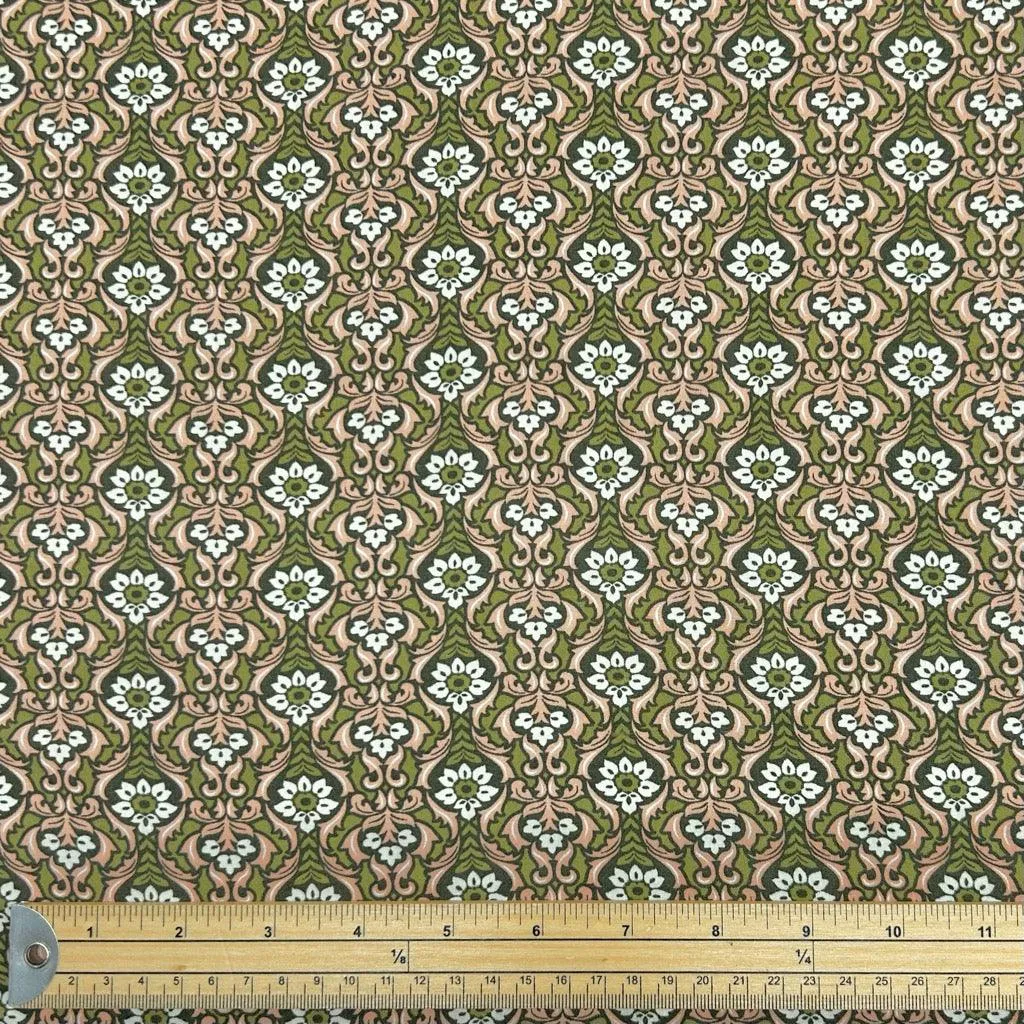 Radiant Flowers Viscose Fabric