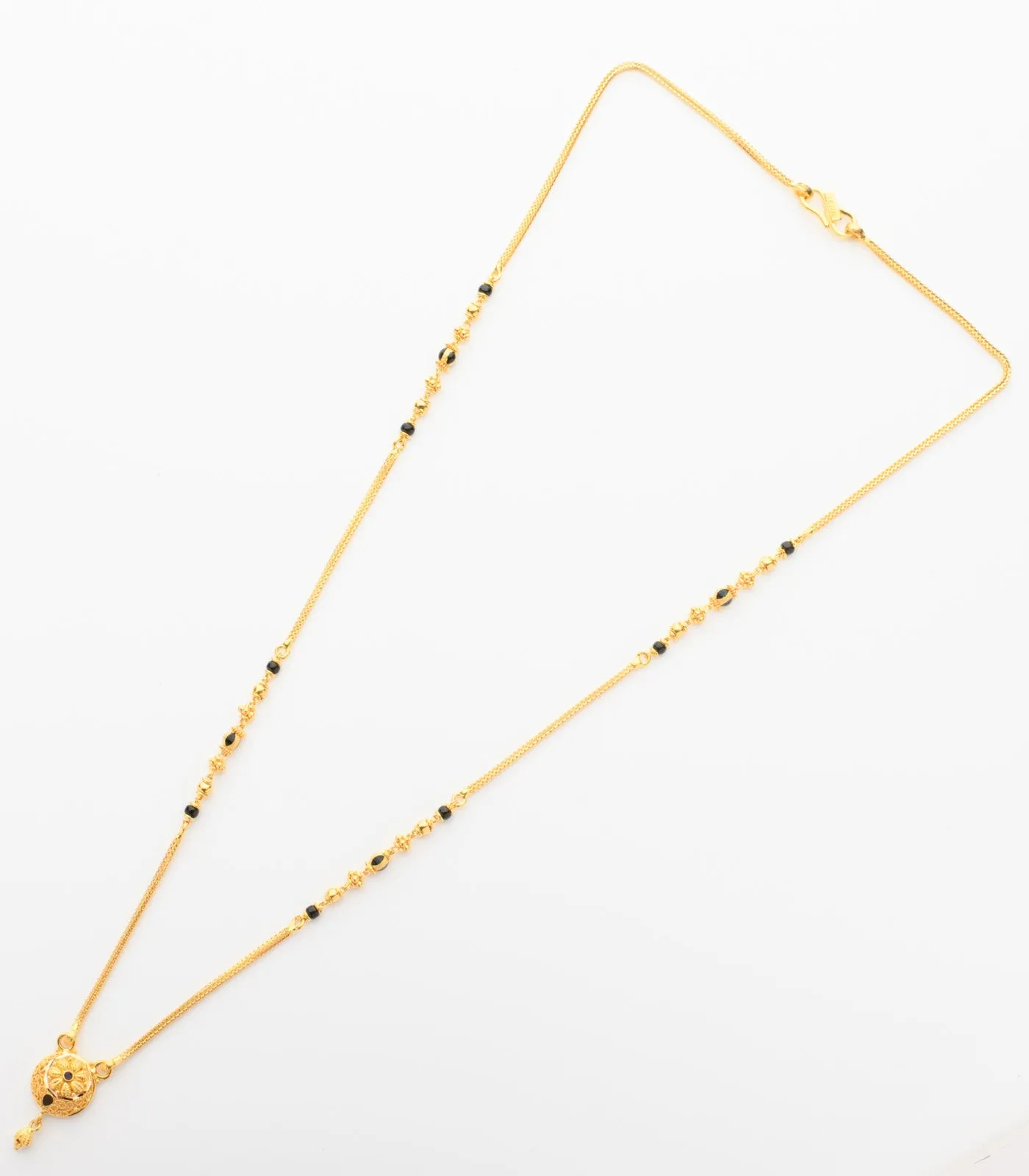 Radiant Golden Pendant Mangalsutra