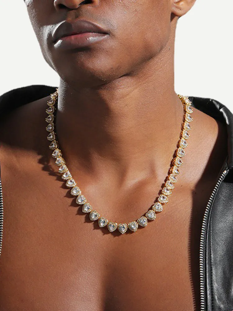 Radiant Hearts Cuba Chain