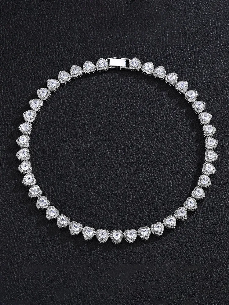 Radiant Hearts Cuba Chain