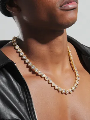 Radiant Hearts Cuba Chain
