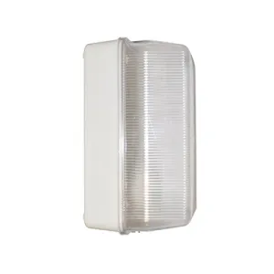 Radiant Lighting RB180W Polycarb Rectangular B/Head White 1xB22 WTT01 W