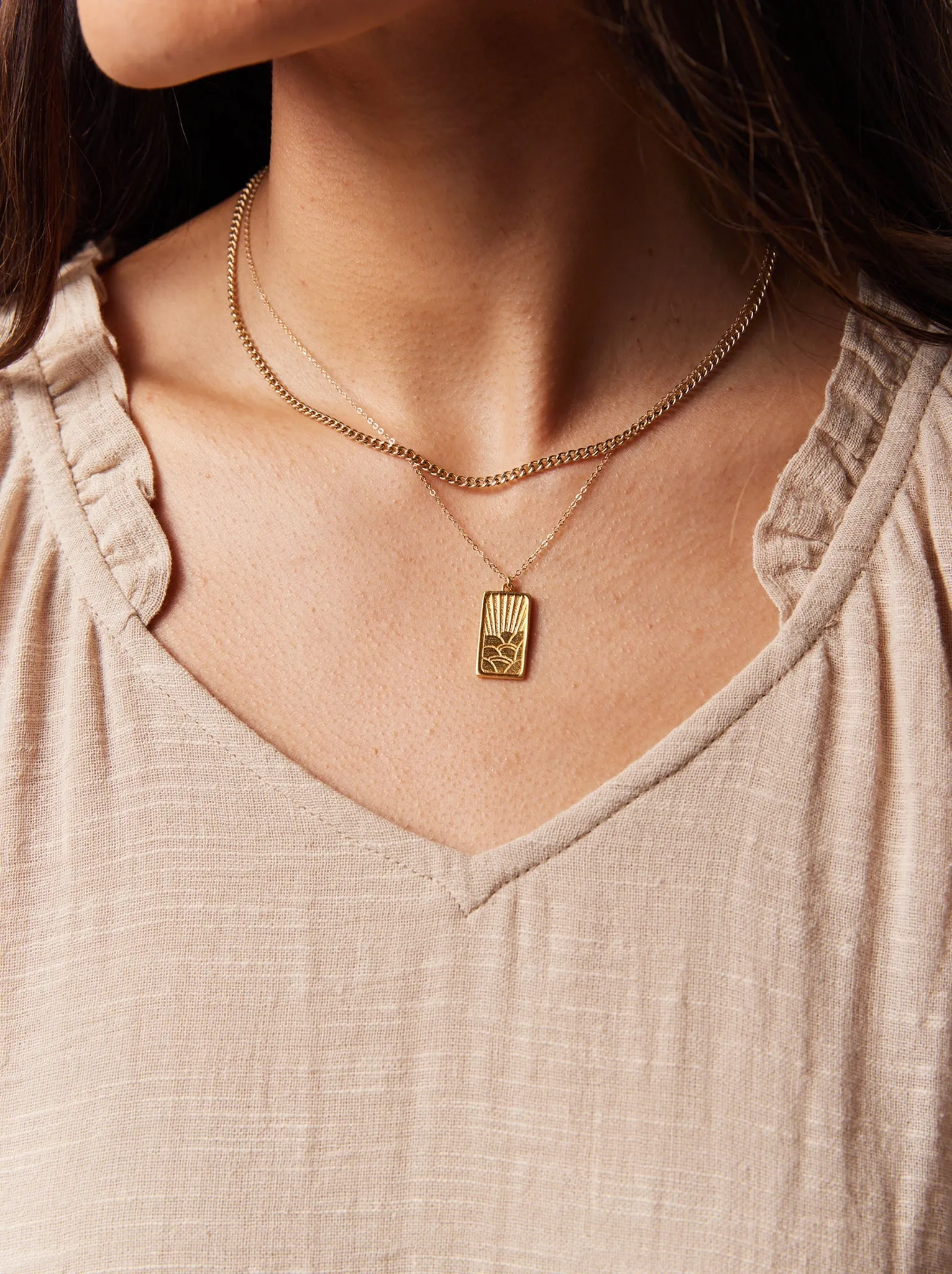 Radiant Pendant Necklace