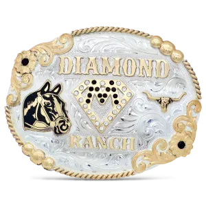 Radiant Wrangler Custom Buckle