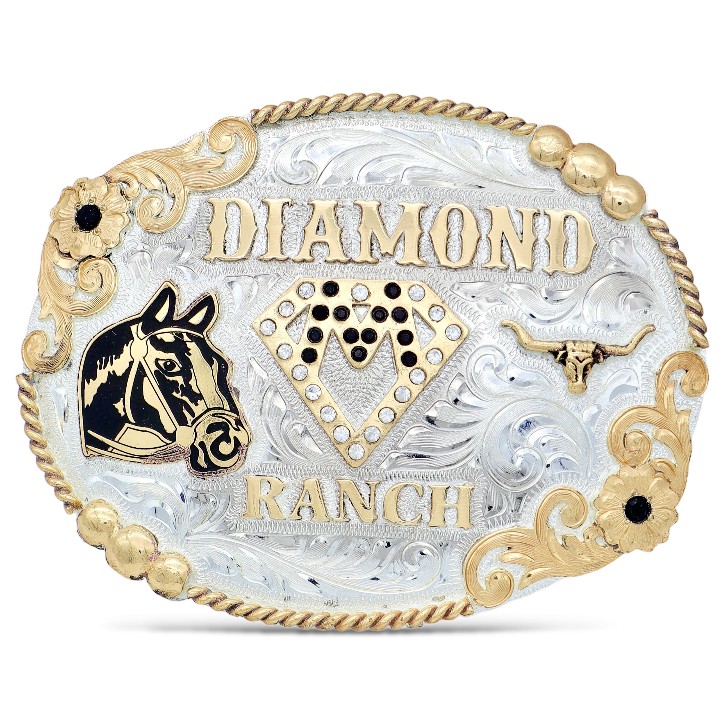 Radiant Wrangler Custom Buckle