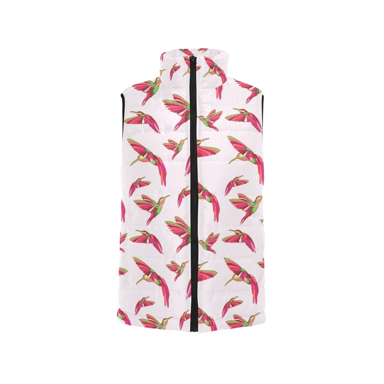 Red Swift Colourful Women's Padded Vest Jacket