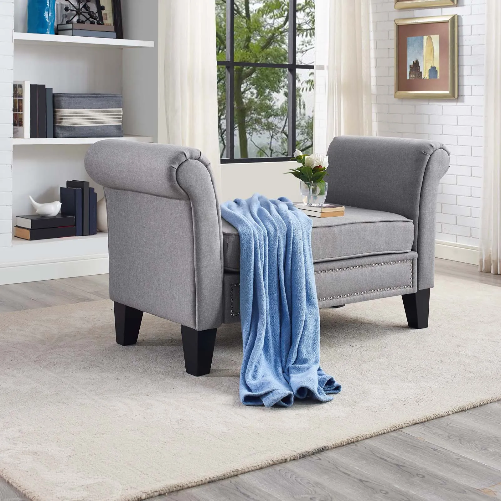 Rendezvous Bench by Modway