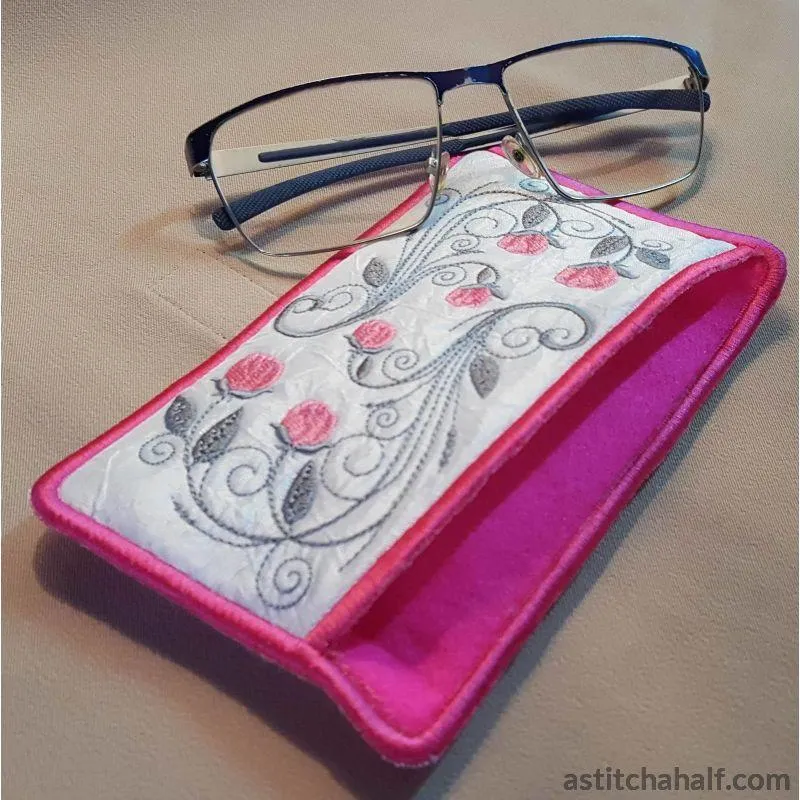 Ring of Roses Eyeglass Case