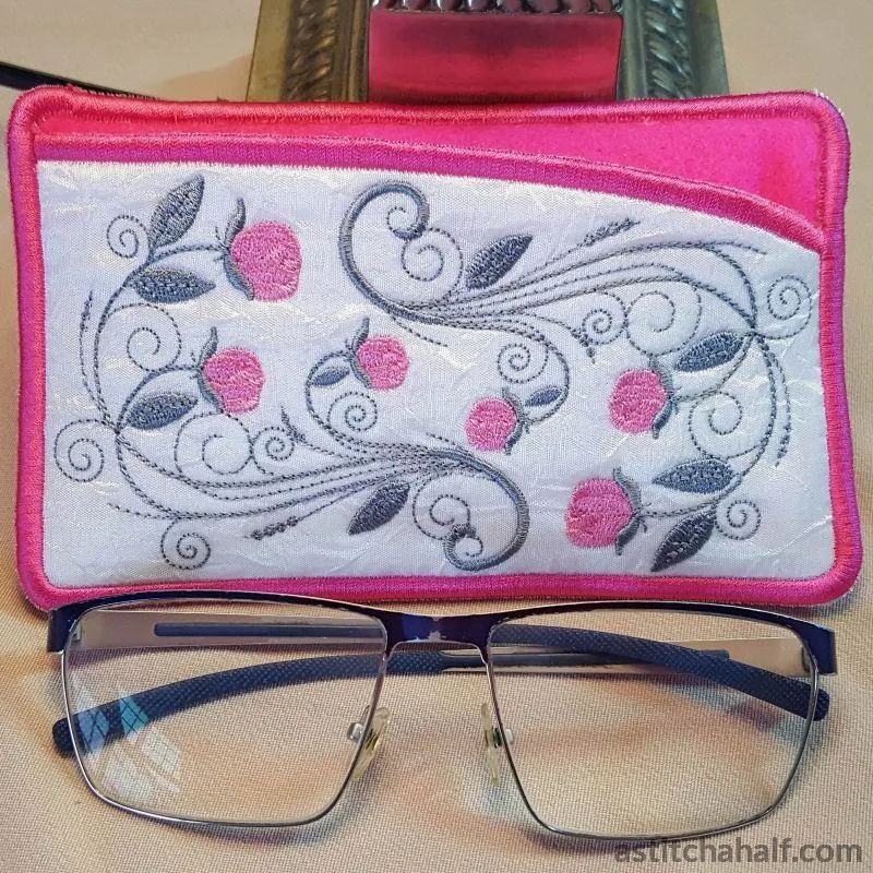 Ring of Roses Eyeglass Case
