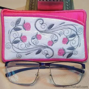 Ring of Roses Eyeglass Case